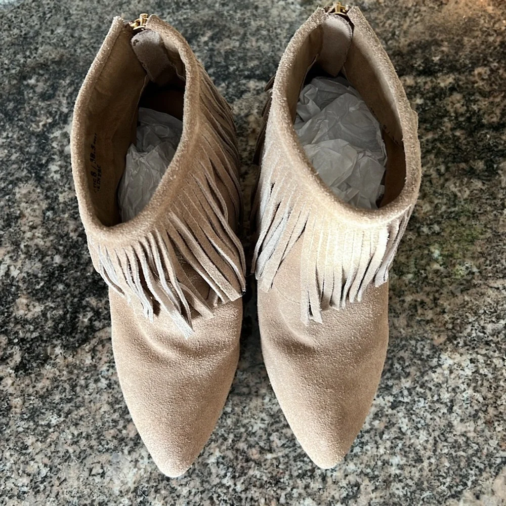 Chinese Laundry Fringe Booties